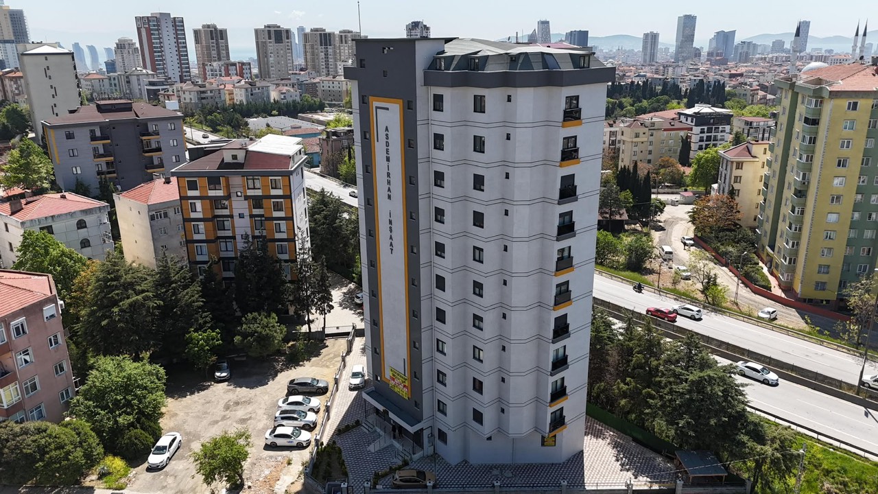 Kartal projesi, gün batımında havadan görünüm